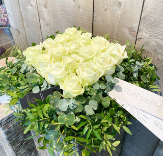 Vierkant met rozen