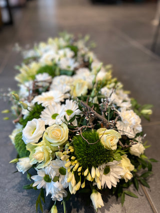 Bloemstuk in blokvorm Kort opgestoken